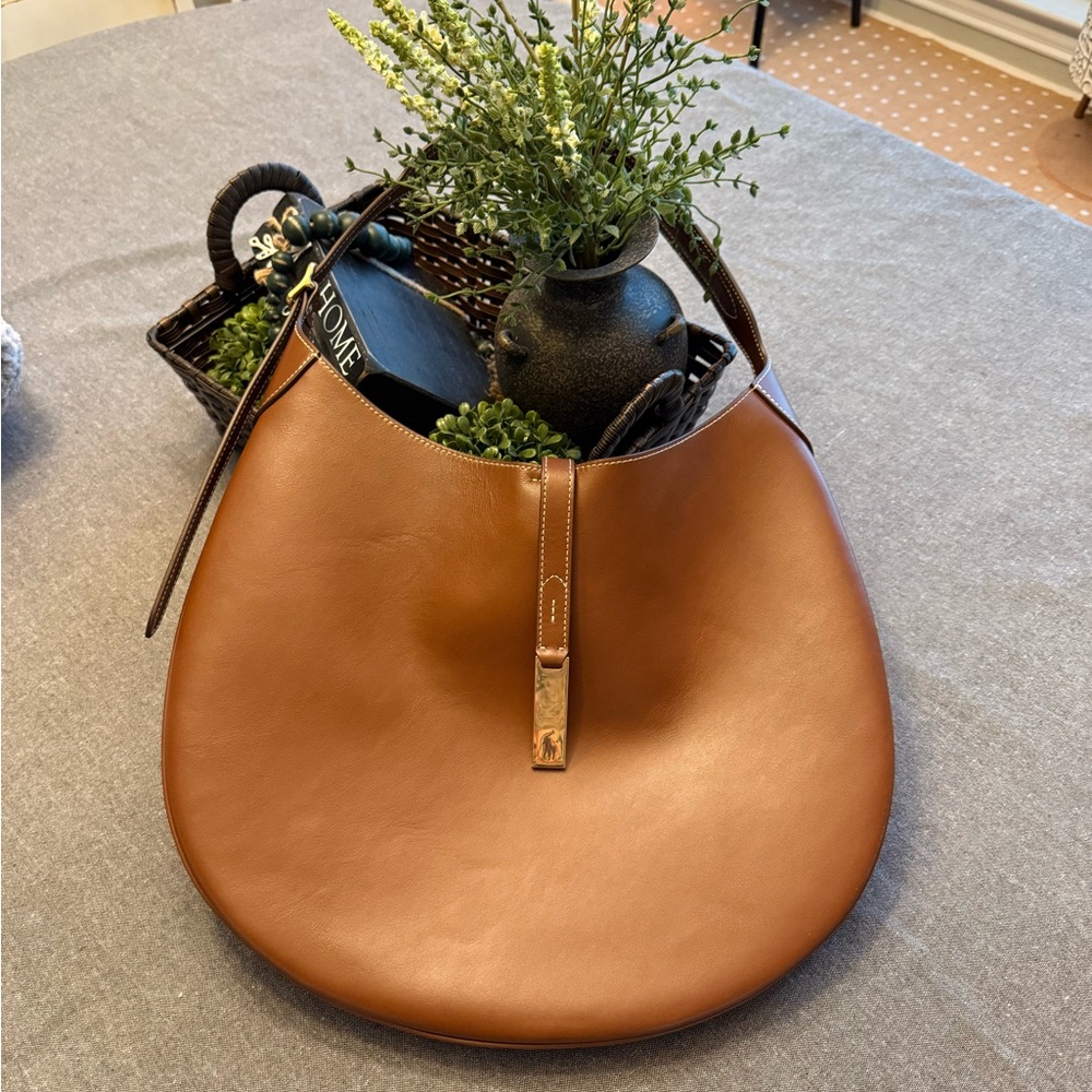 Ralph Lauren Polo ID Large Calfskin Shoulder Bag